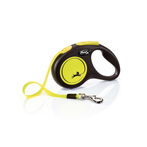 Smycz dla psa Flexi Classic Neon, taśma L żółty Smycz dla psa Flexi Classic Neon, taśma L żółty